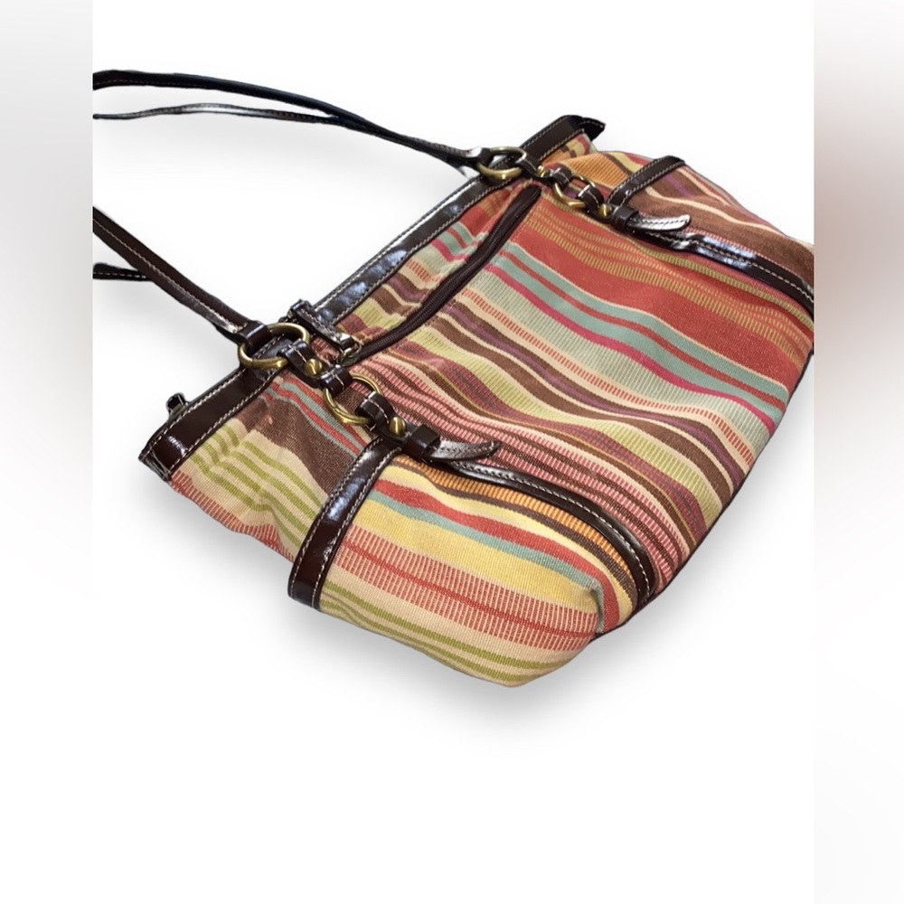 Giani Bernini multicolored striped purse - Picture 2 of 10